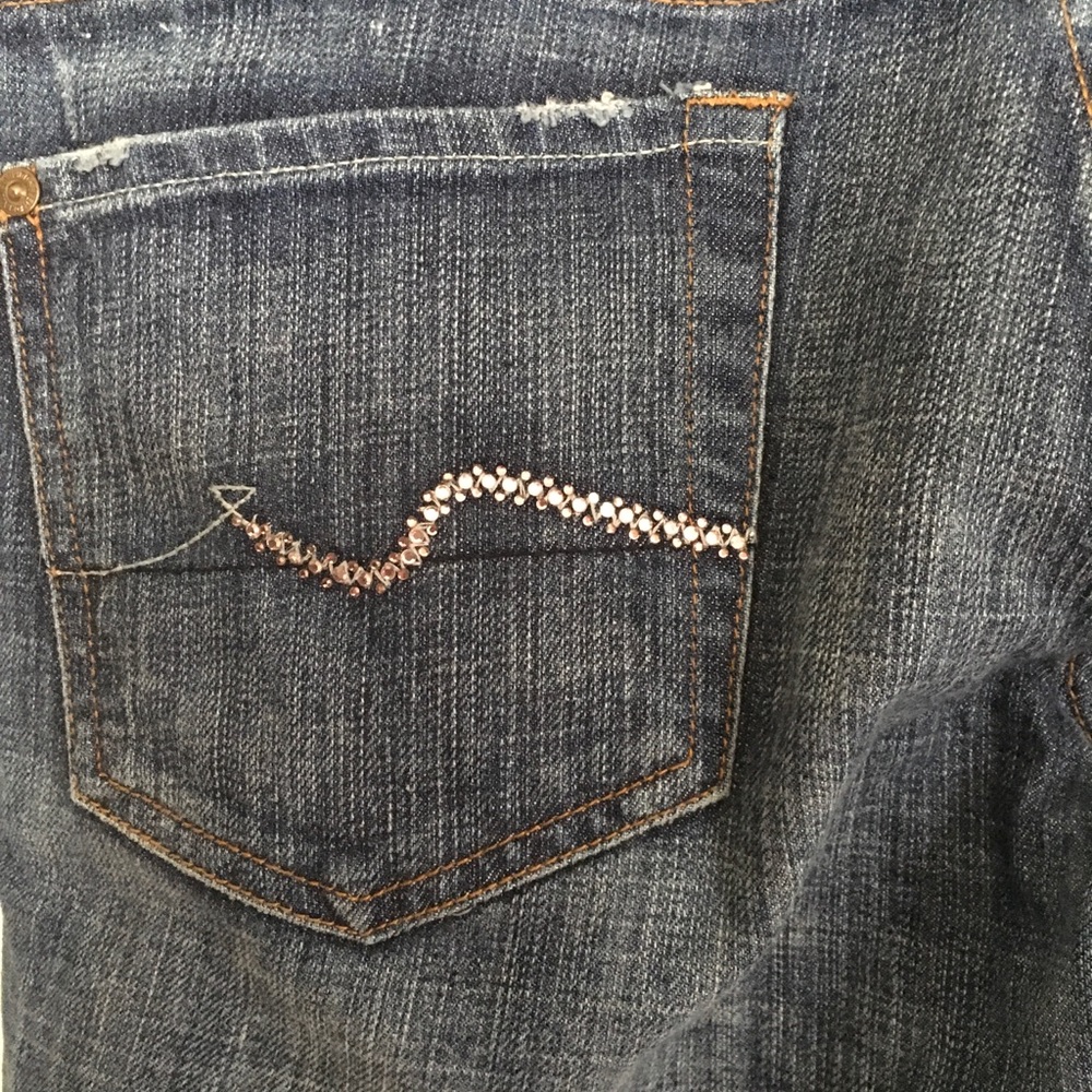 7 for all Mankind Pink rhinestone jeans